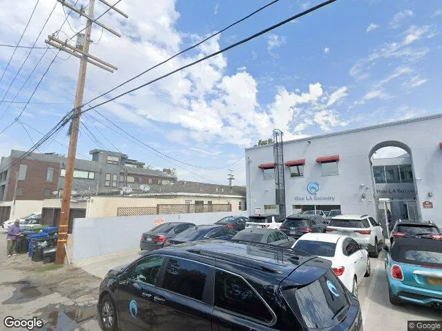 Exterior view of Losangeles sober living home — land vehicle